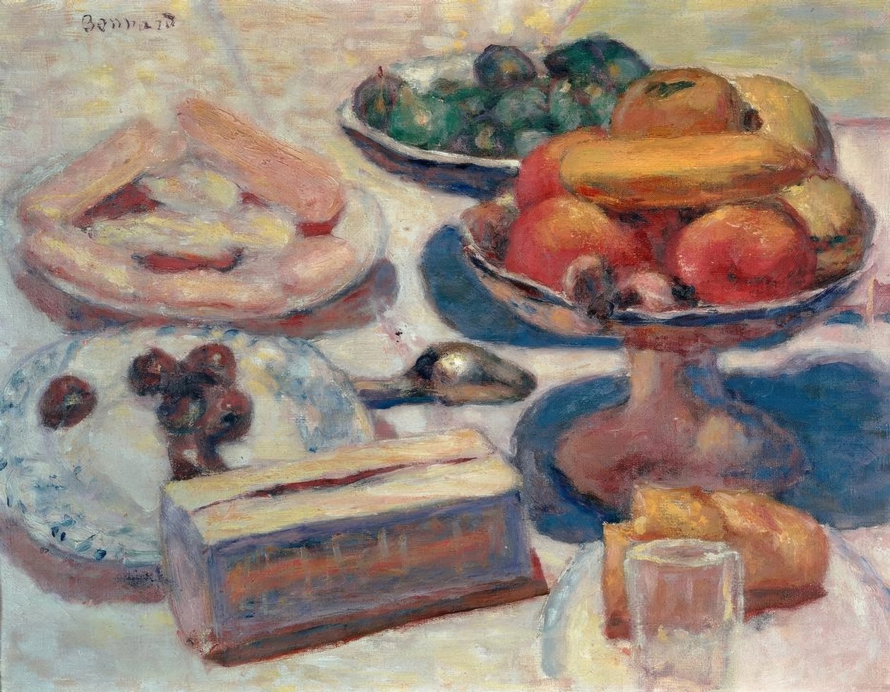 Nature morte avec pâtisseries - Pierre Bonnard
