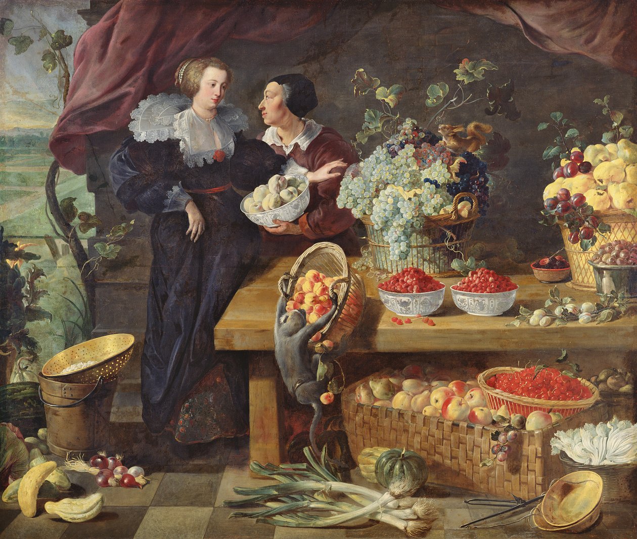 La Vendeuse de fruits - Pierre Boucle
