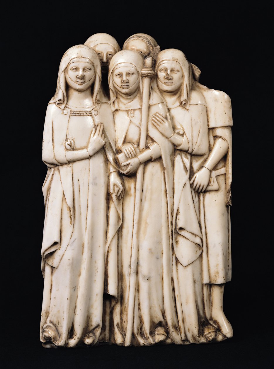 Alinorda, sœur du pape Clément VI (1291-1352) et ses enfants, du tombeau de Clément VI, La Chaise-Dieu - Pierre Boye