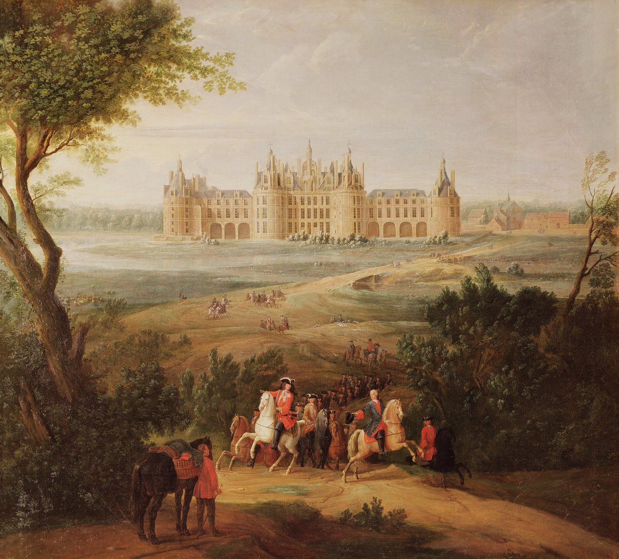Le Château de Chambord, 1722 - Pierre Denis Martin