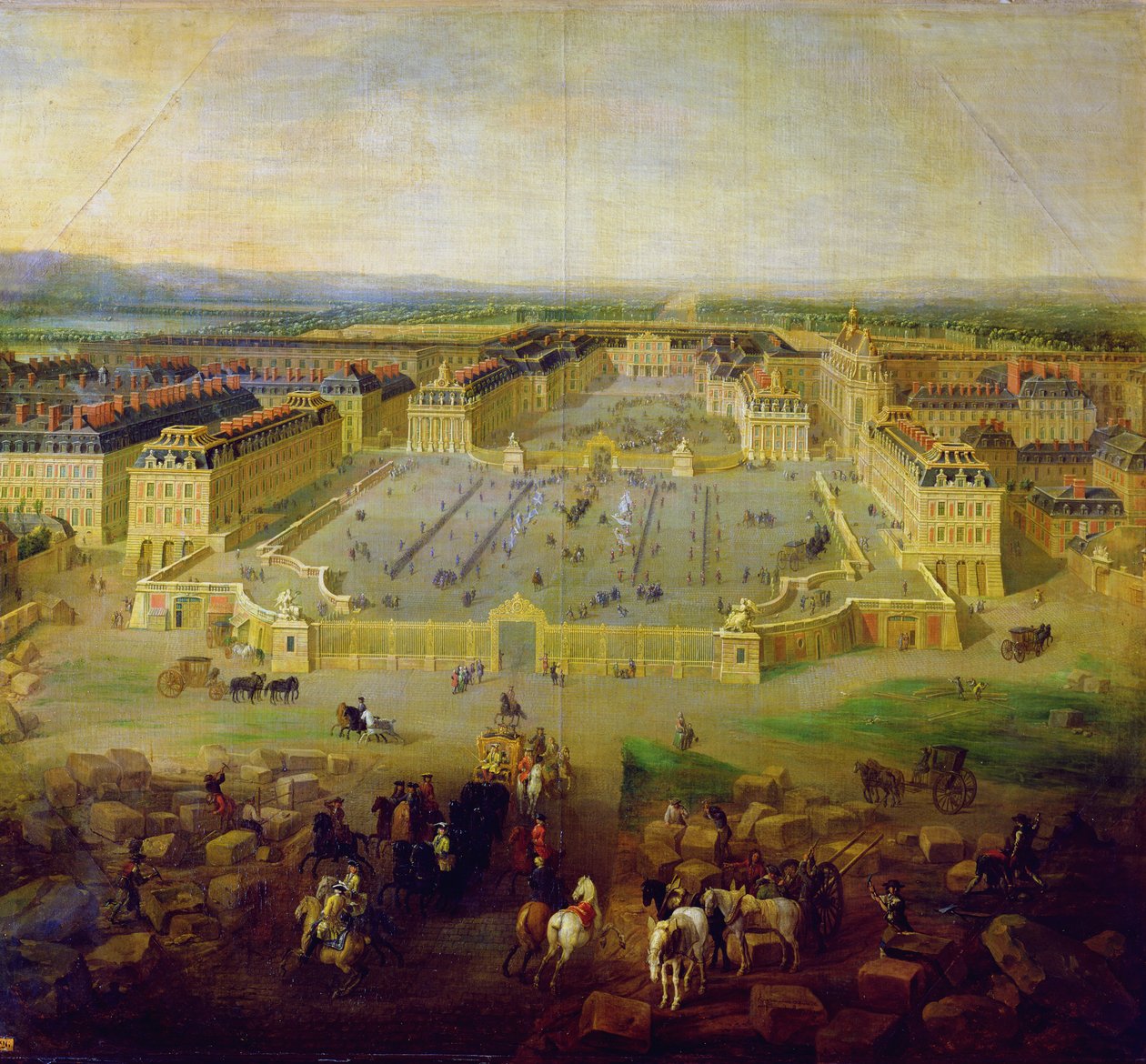 Le Château de Versailles et la Place d
