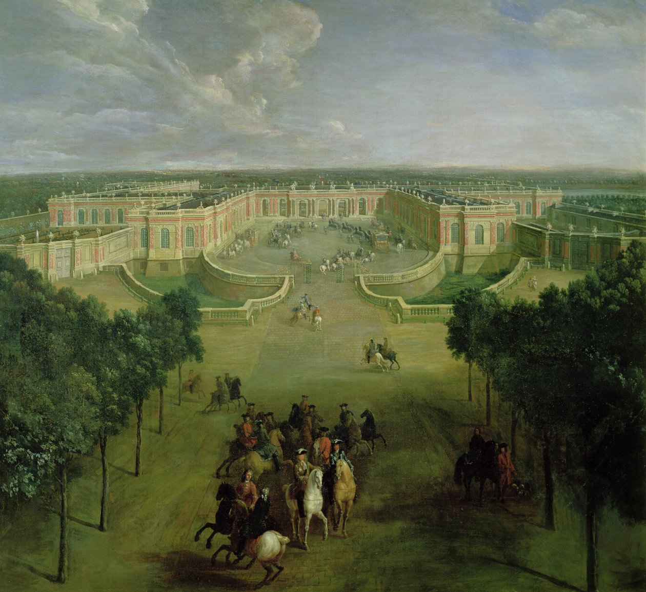 Vue du Grand Trianon, 1722 - Pierre Denis Martin