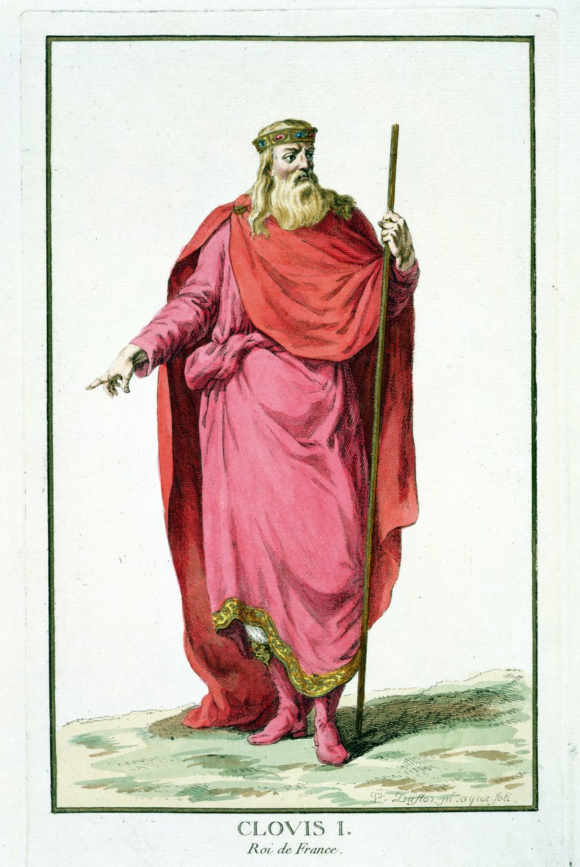Clovis I (481-511) Roi des Francs Saliens, de 