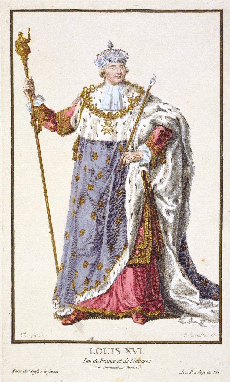 Louis XVI (1754-93) Roi de France (1774-92) de 