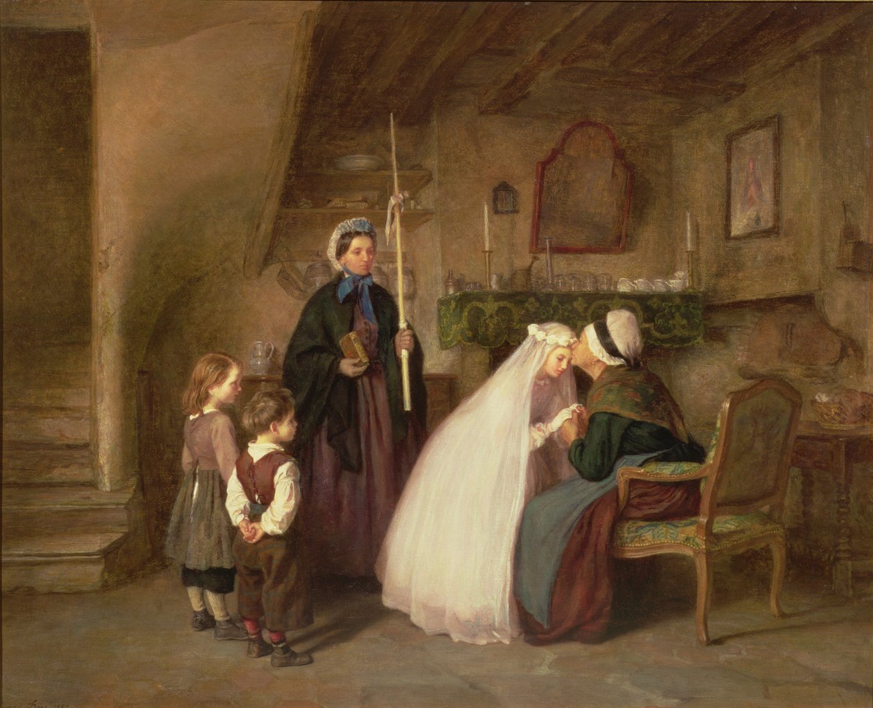 La Première Communion - Pierre Edouard Frere
