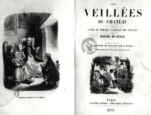 Frontispice de Les Veilles du Château ou Cours de Morale à l