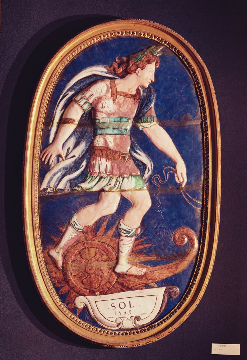 Plaque représentant Apollon, 1559 - Pierre I Courteys