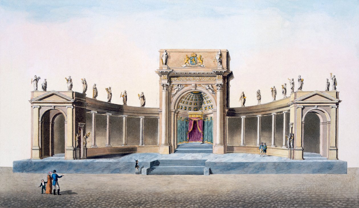 Théâtre à Bruxelles érigé pour l