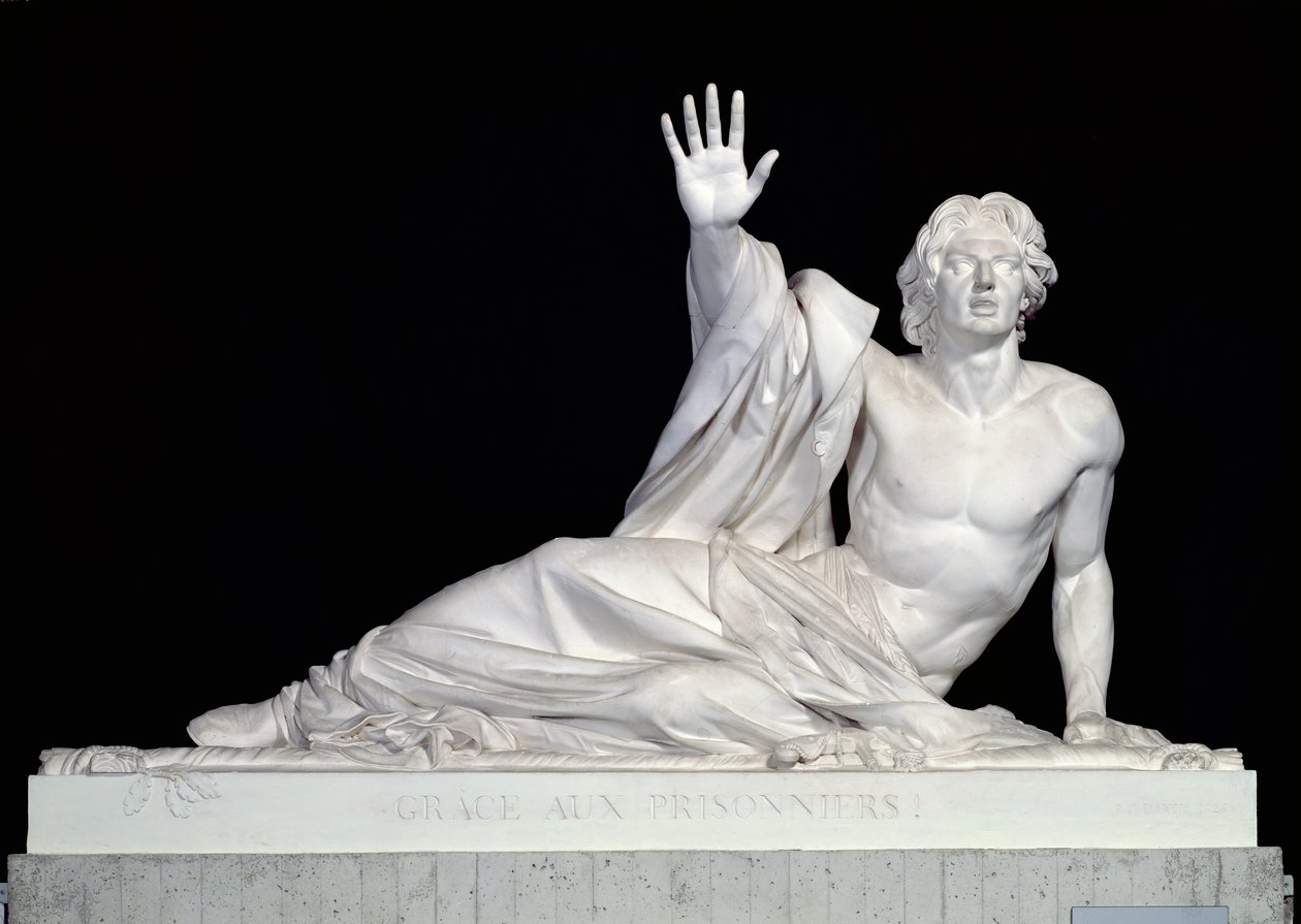 Monument à la mémoire de Charles-Artus de Bonchamps (1759-93), 1825 (plâtre) - Pierre Jean David d