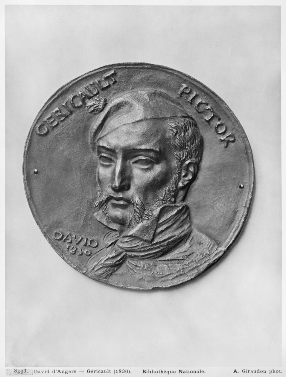 Théodore Géricault, 1830 (bronze) - Pierre Jean David d