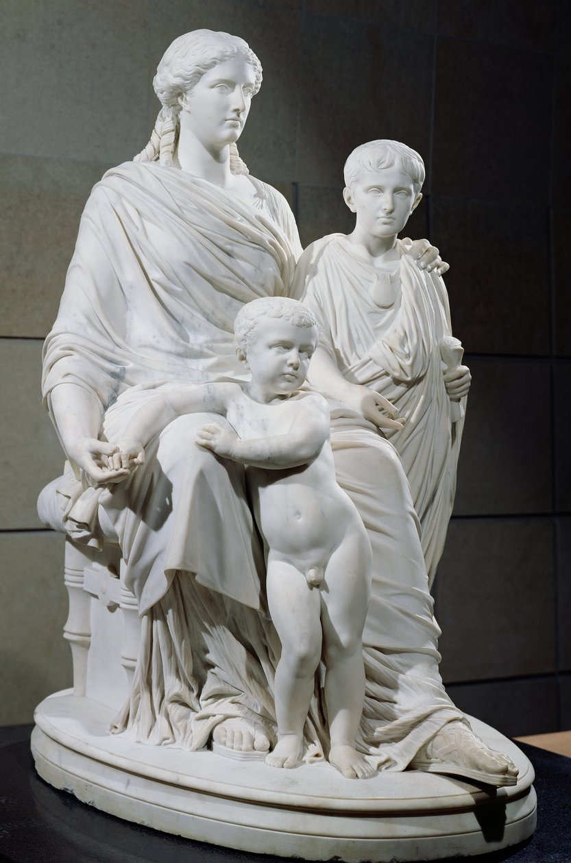 Cornélie, mère des deux frères Gracques, 1861 - Pierre Jules Cavelier