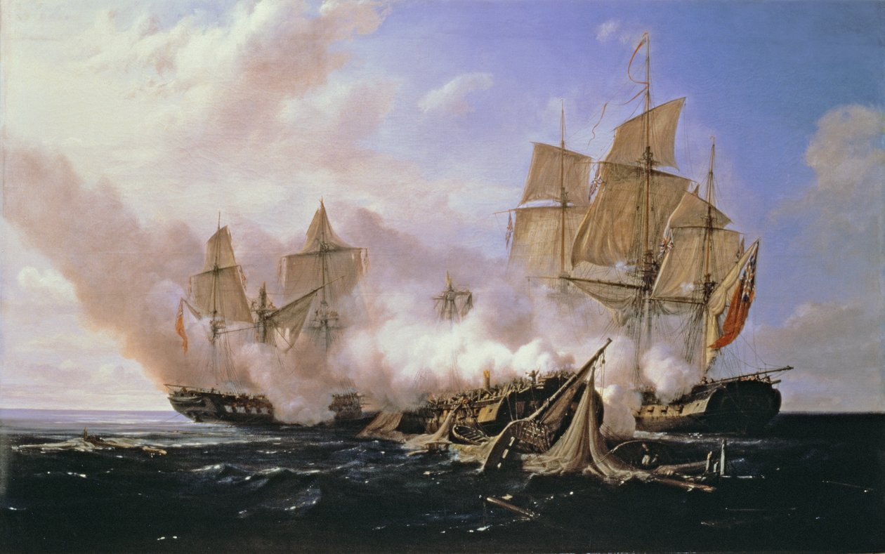 Bataille entre la frégate 
