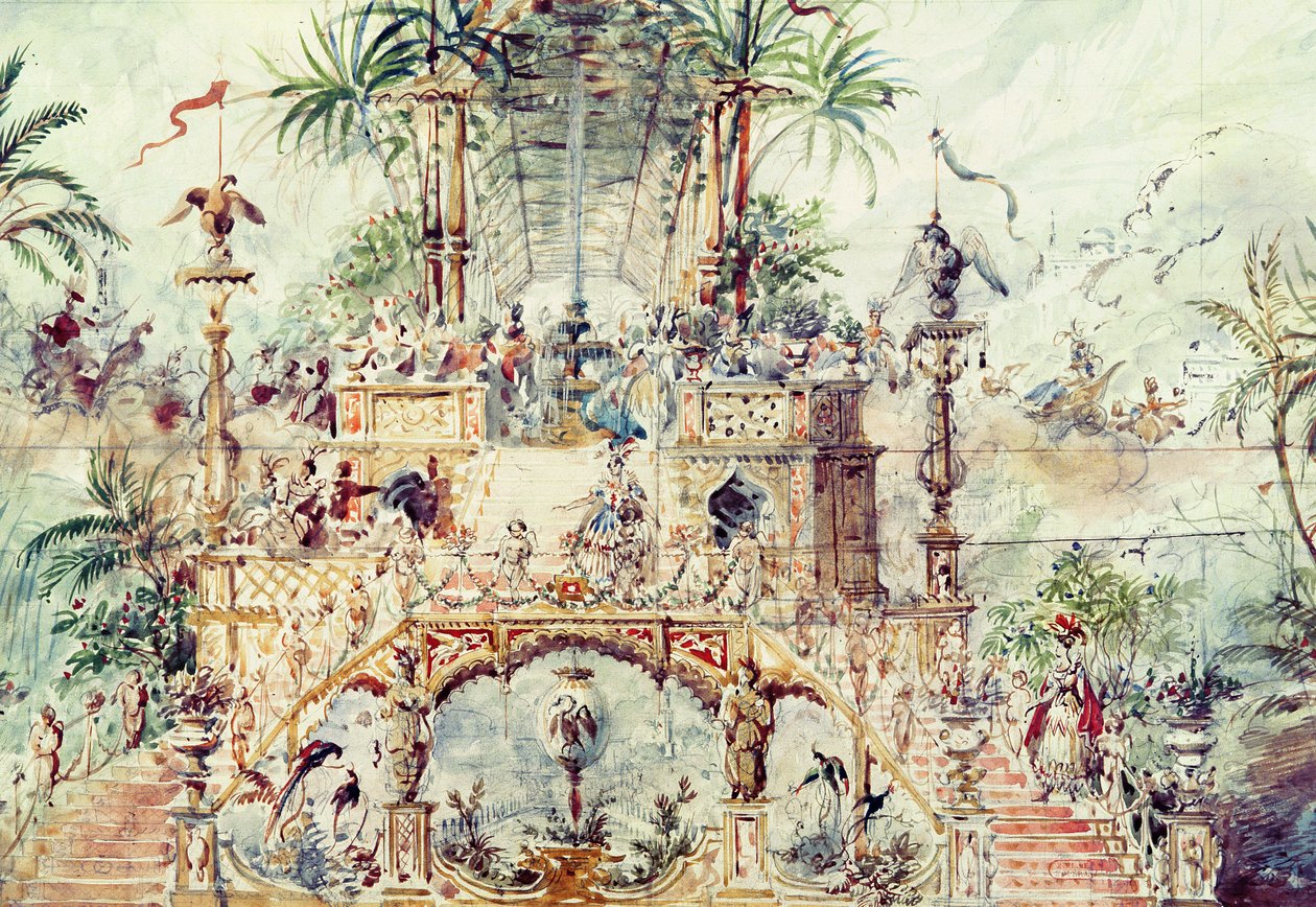 Décor de scène pour 