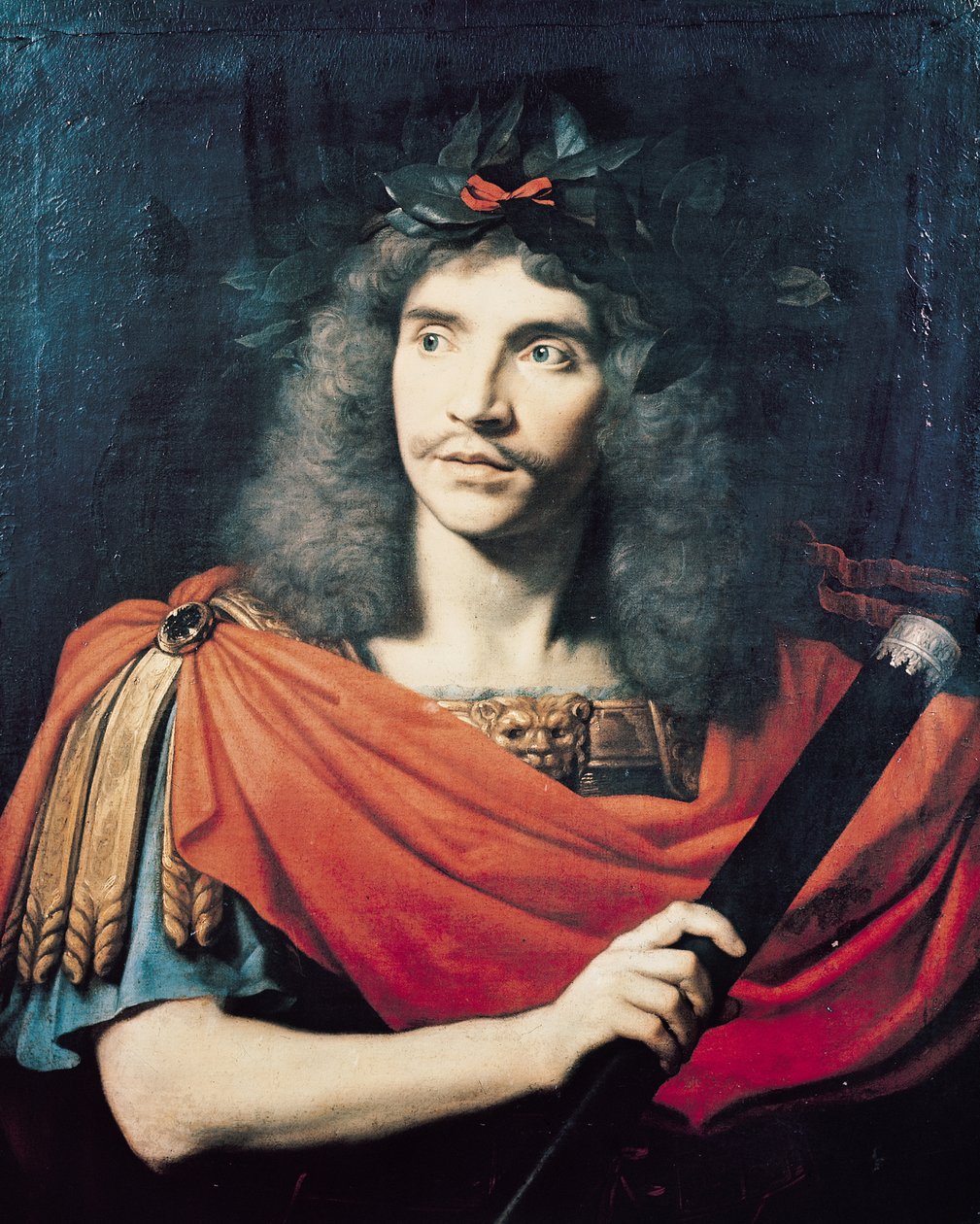 Molière dans le rôle de César dans La Mort de Pompée - Pierre Mignard