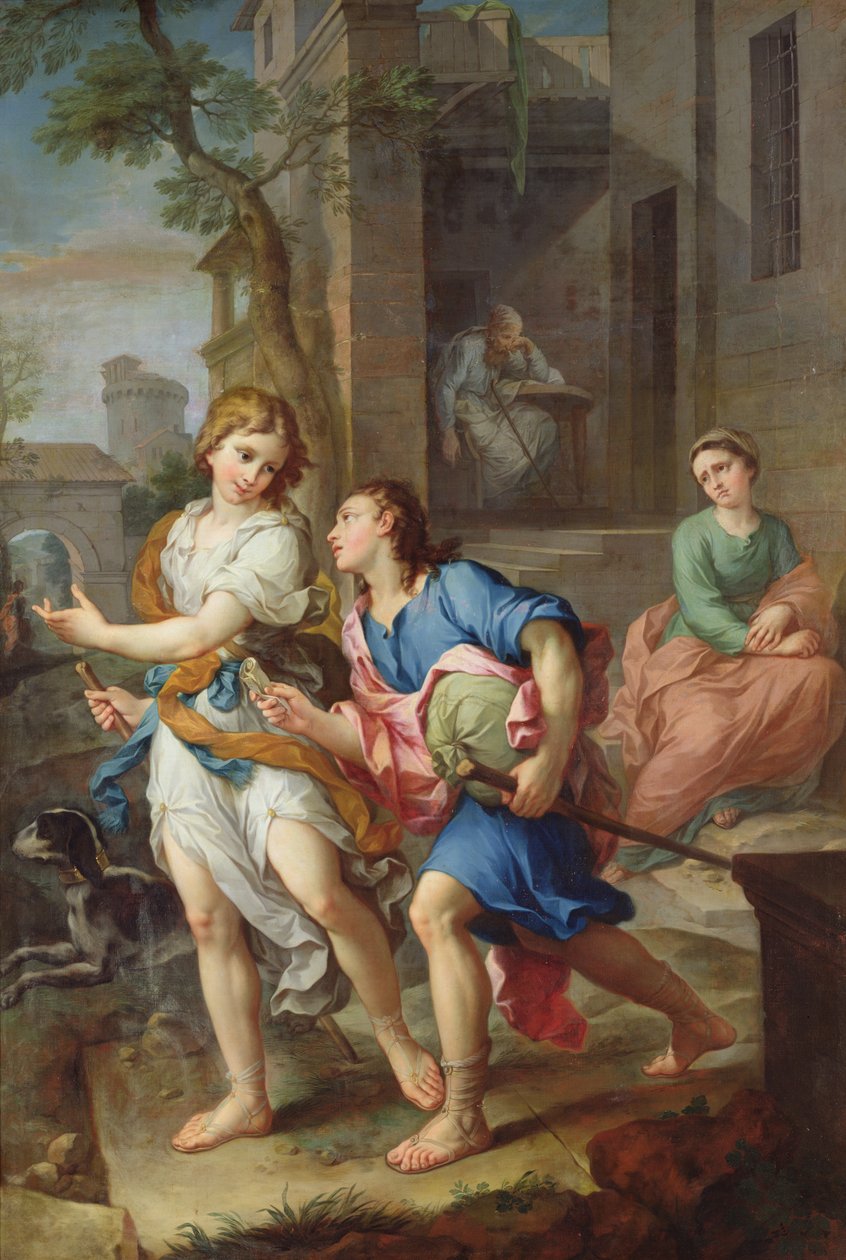 Départ du jeune Tobie, 1733 - Pierre Parrocel