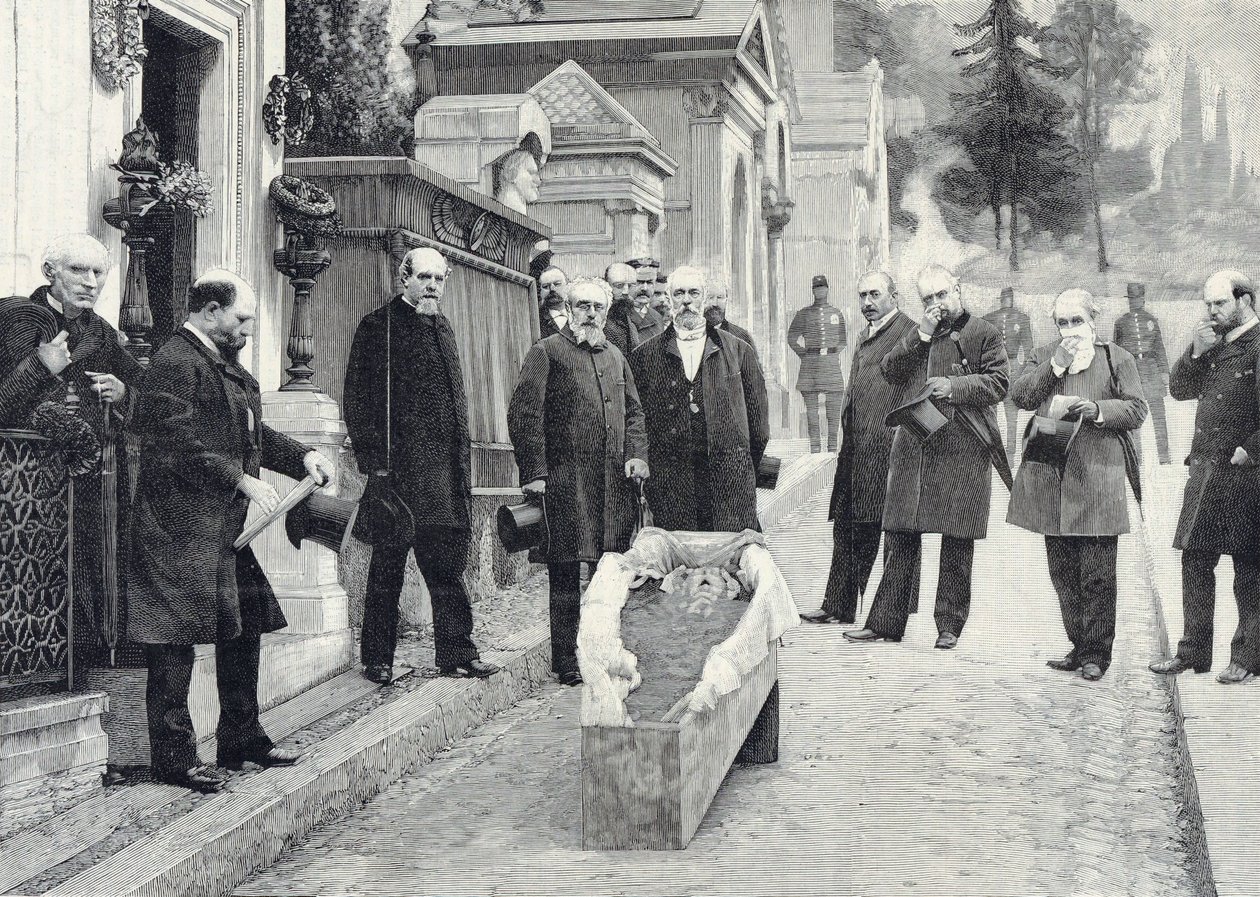 Exhumation des restes de Rossini au Père-Lachaise - Pierre Petit
