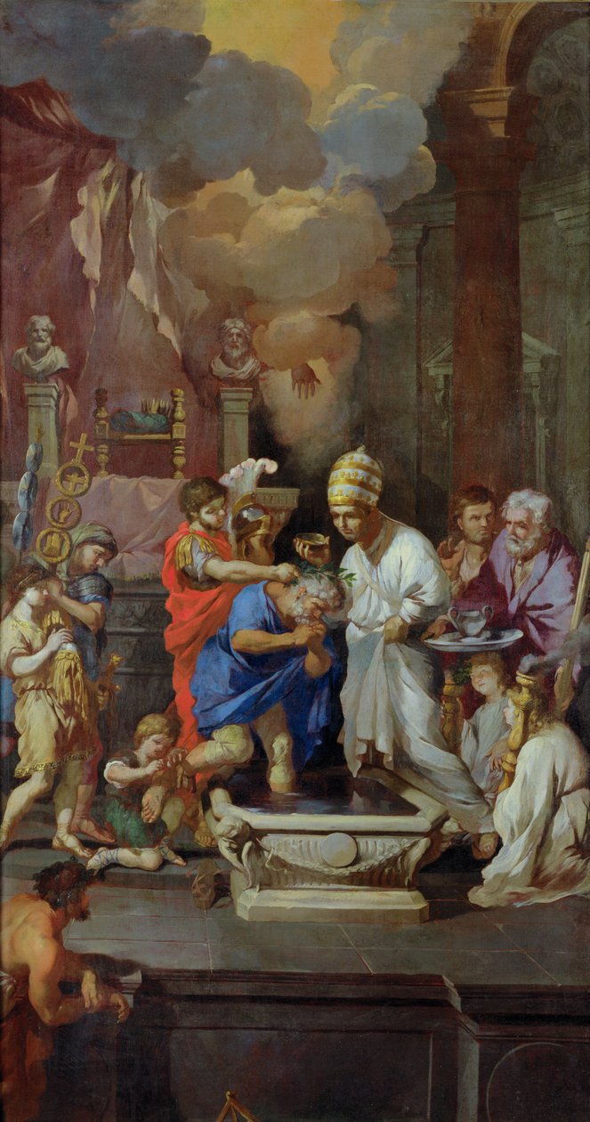 Baptême de Constantin Ier - Pierre Puget