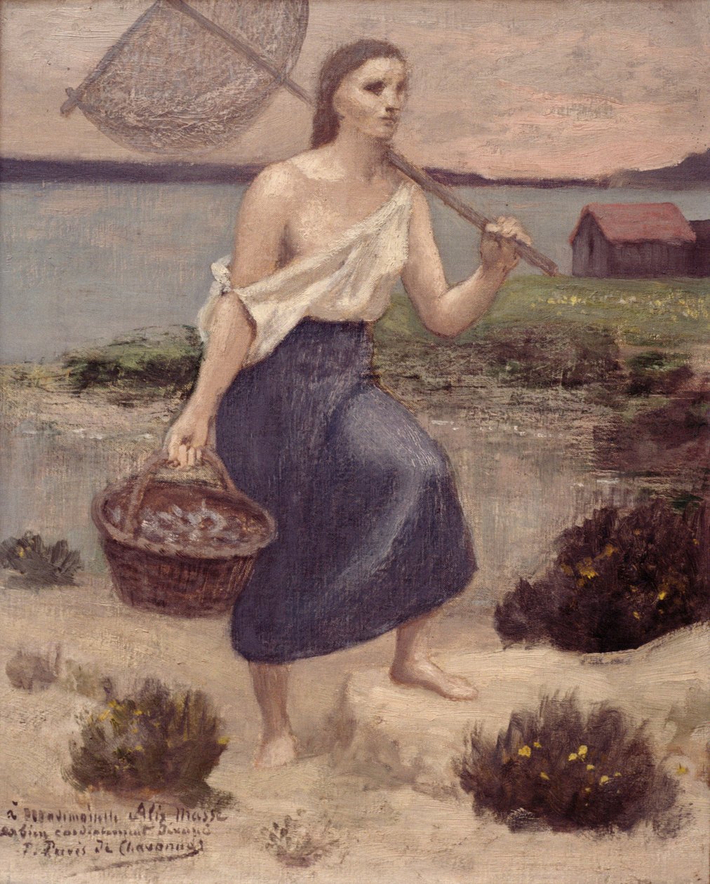 La pêcheuse - Pierre Puvis de Chavannes