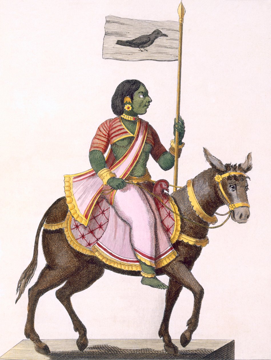 Moudevi, déesse de la discorde et de la misère, de 