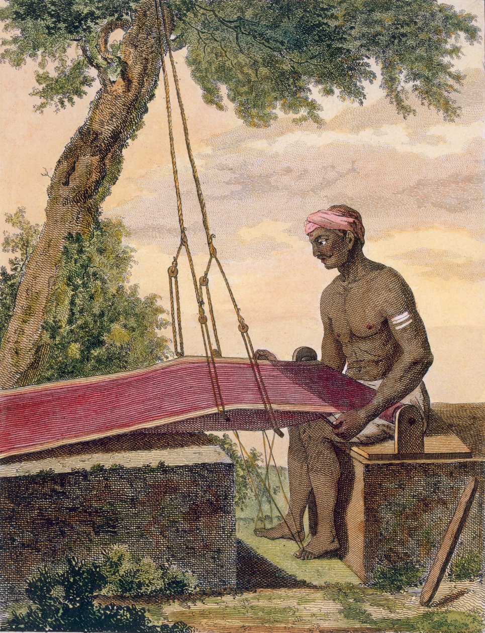 Tisserand de tissu, de 