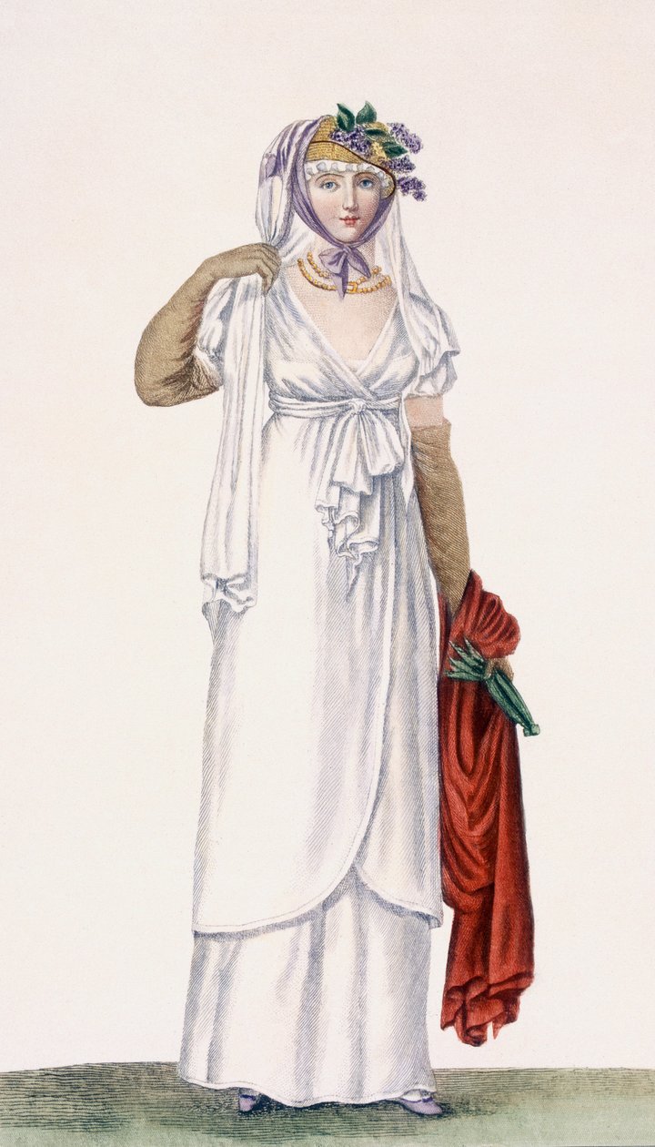 Robe de marche douce pour dame, 1805 - Pierre de La Mesangere