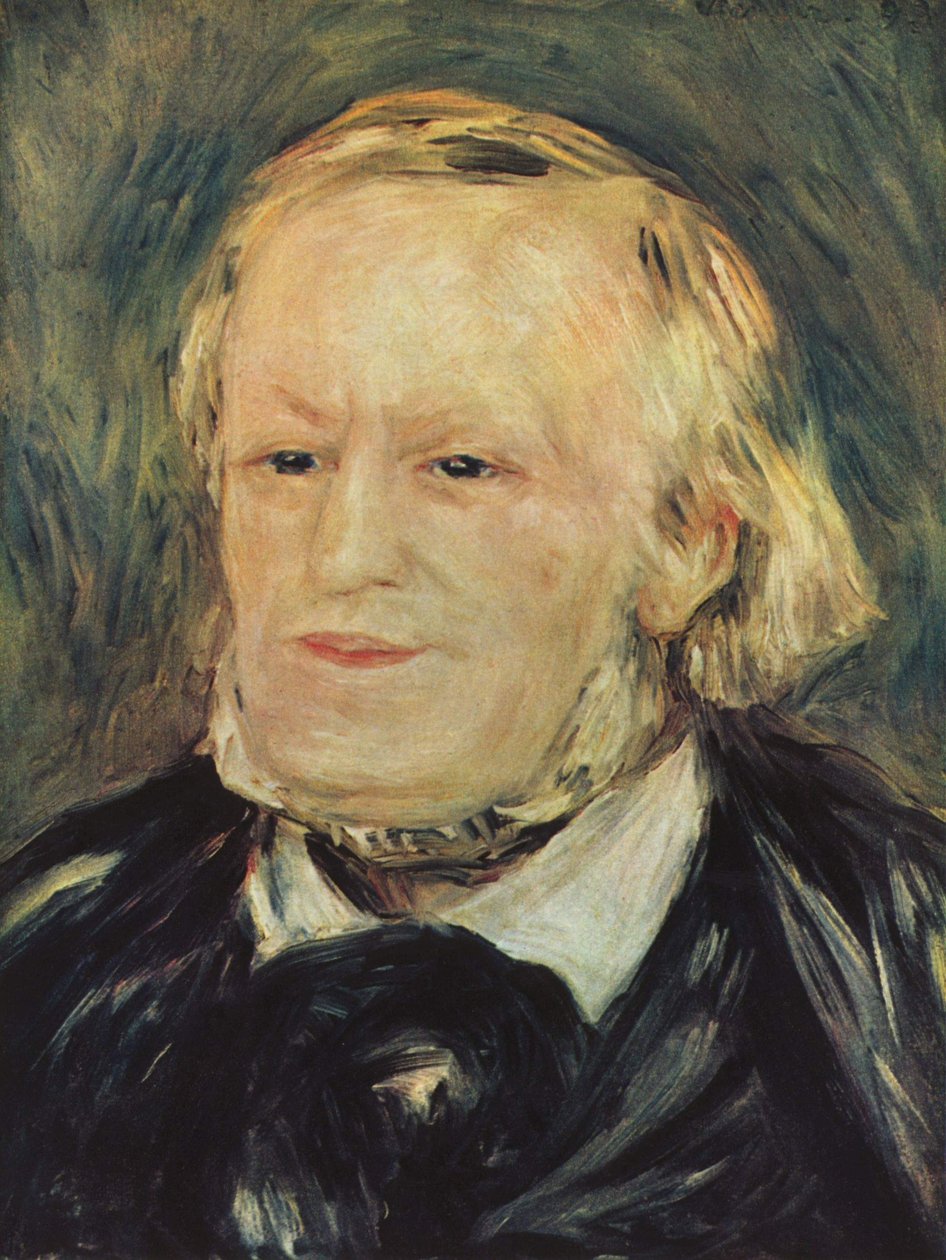 Portrait de Richard Wagner - Pierre Auguste Renoir