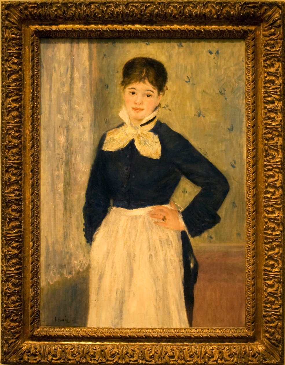 Une serveuse au restaurant Duval - Pierre Auguste Renoir