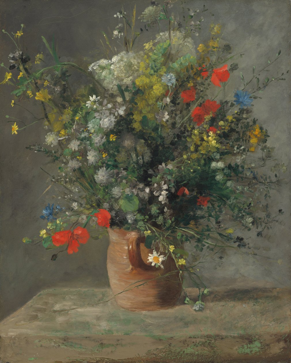 Fleurs dans un vase - Pierre Auguste Renoir