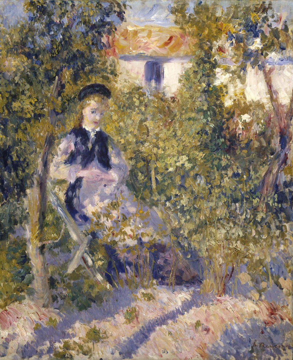 Nini dans le jardin (Nini Lopez) - Pierre Auguste Renoir
