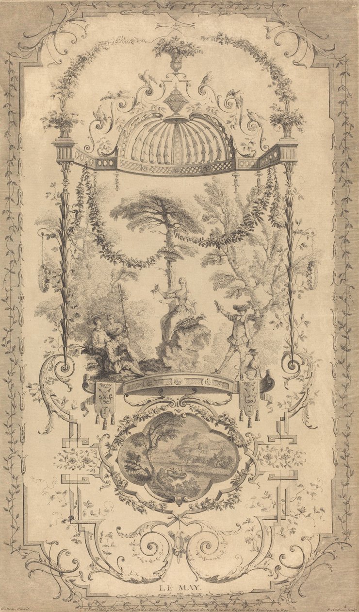 LeMay - Pierre Alexandre Aveline after Antoine Watteau