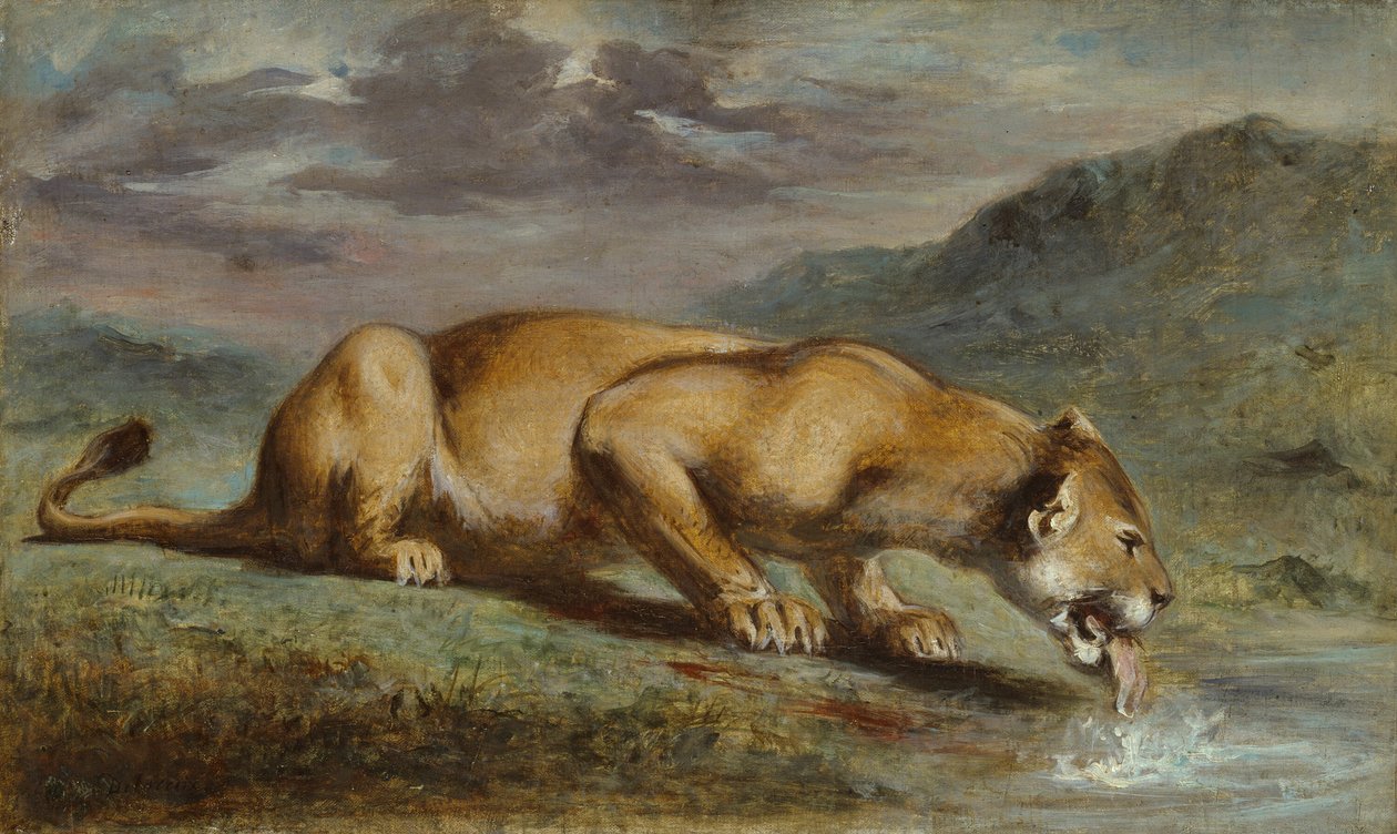 Lionne Blessée - Pierre Andrieu