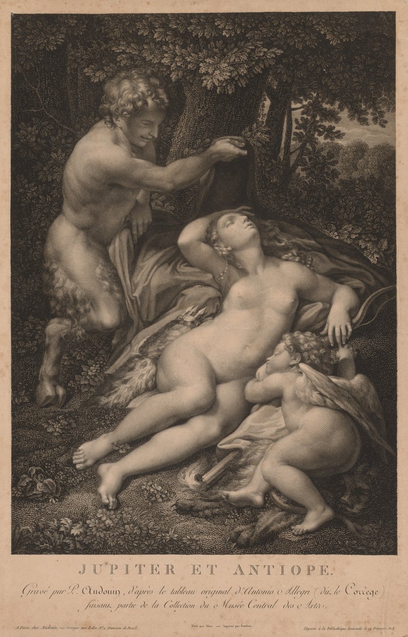 Jupiter et Antiope - Pierre Audouin