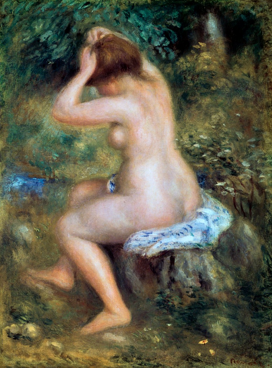 Un baigneur, 1885-1890 - Pierre Auguste Renoir