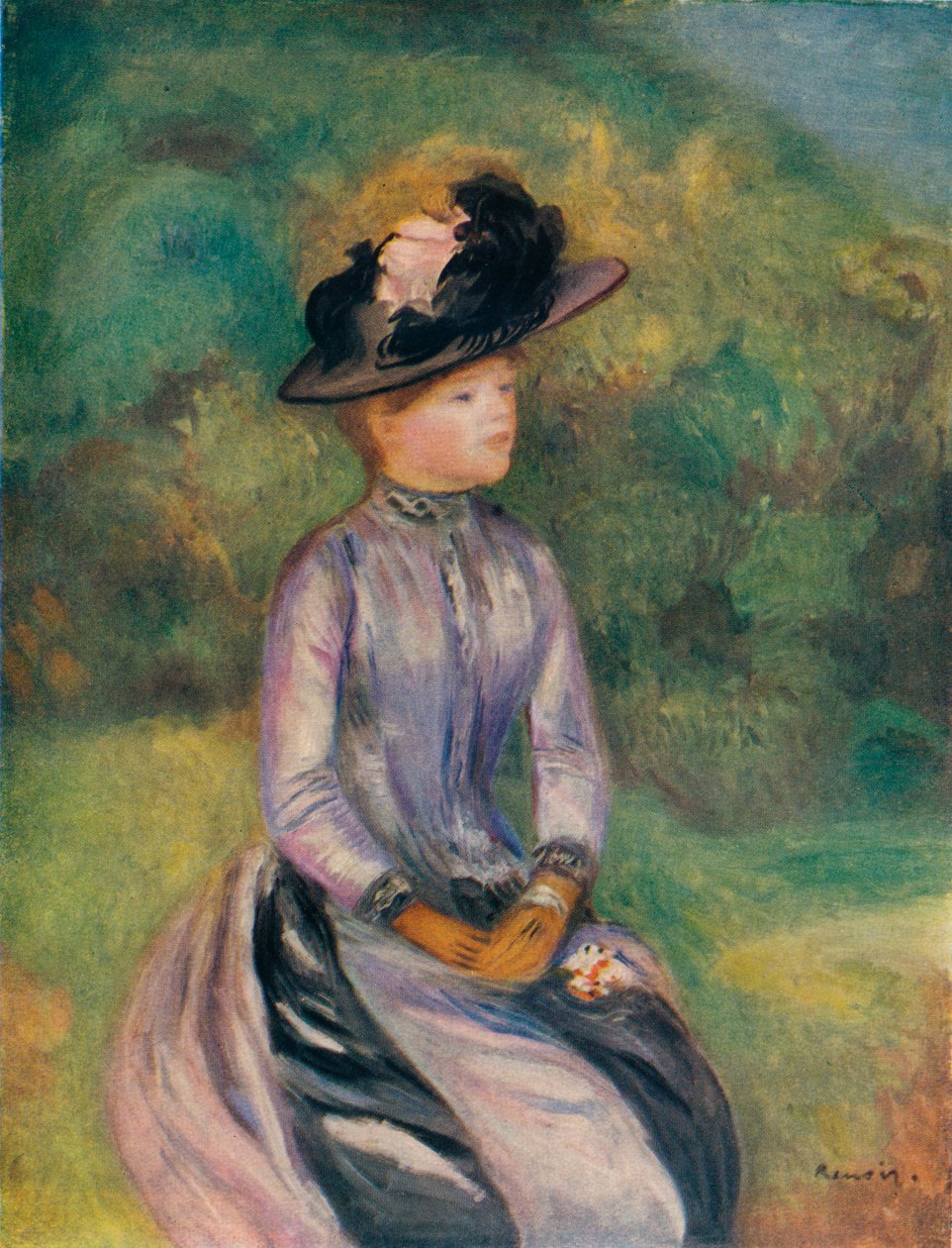 Adrenne, vers 1878 - Pierre Auguste Renoir