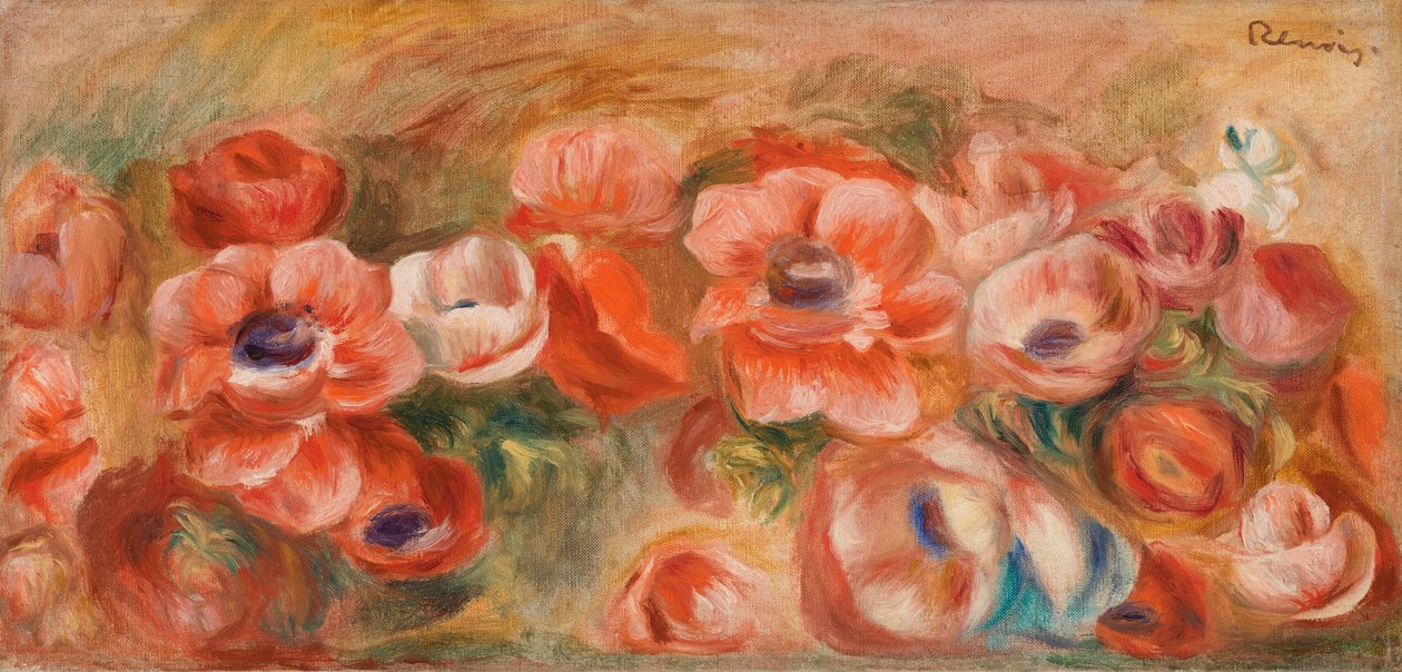 Anémones - Pierre Auguste Renoir