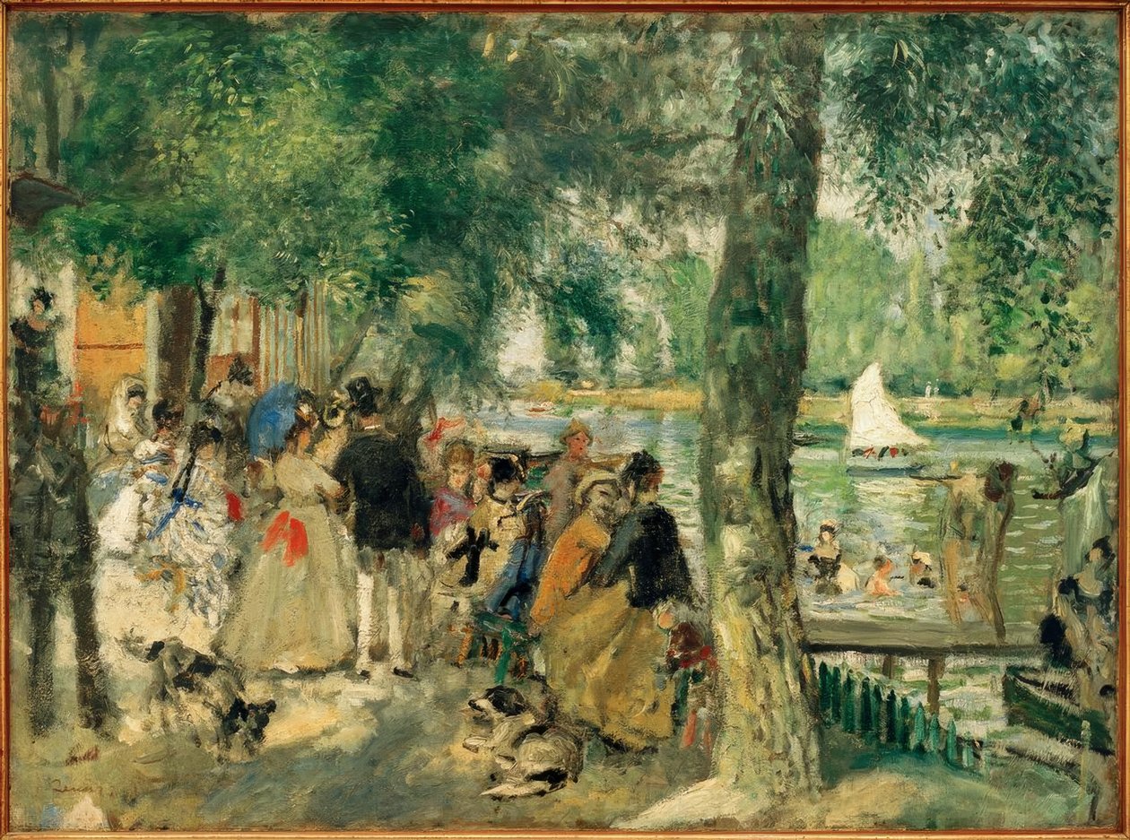Baignade dans la Seine / La Grenouillère - Pierre Auguste Renoir