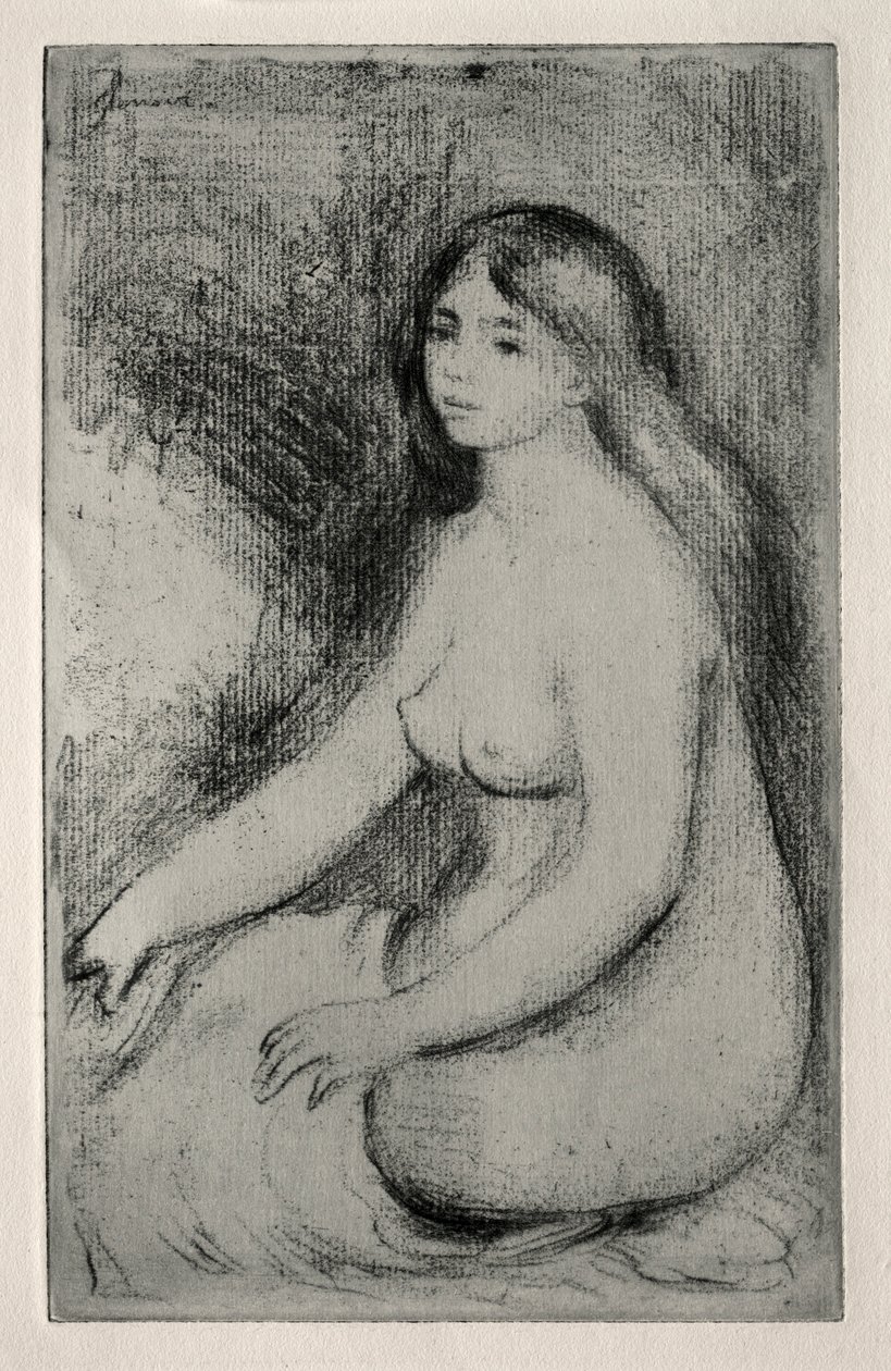 Baigneuse assise, c. 1905 - Pierre Auguste Renoir