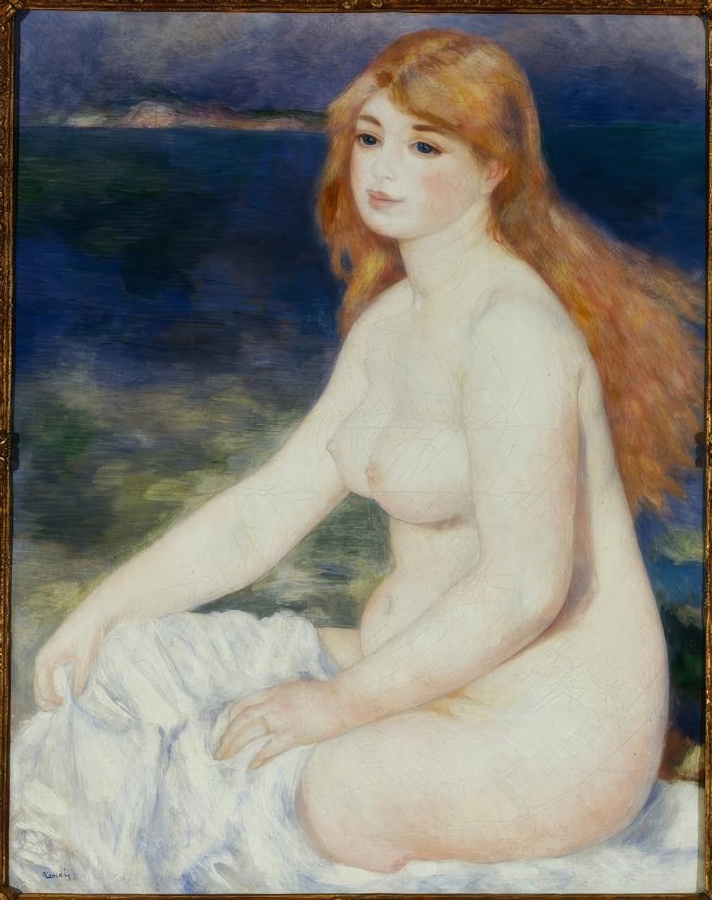 Baigneuse blonde - Pierre Auguste Renoir