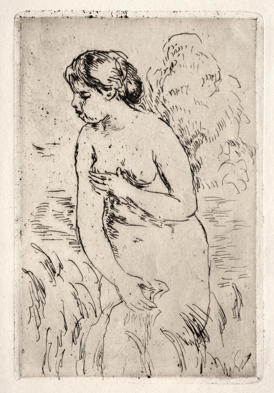 Baigneuse debout, à mi-jambes - Pierre Auguste Renoir