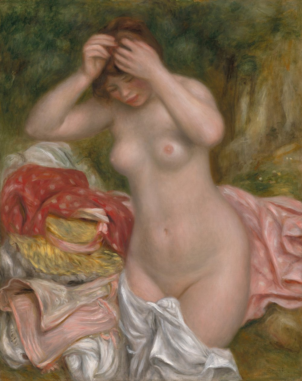 Baigneuse Arrangeant ses Cheveux, 1893 - Pierre Auguste Renoir