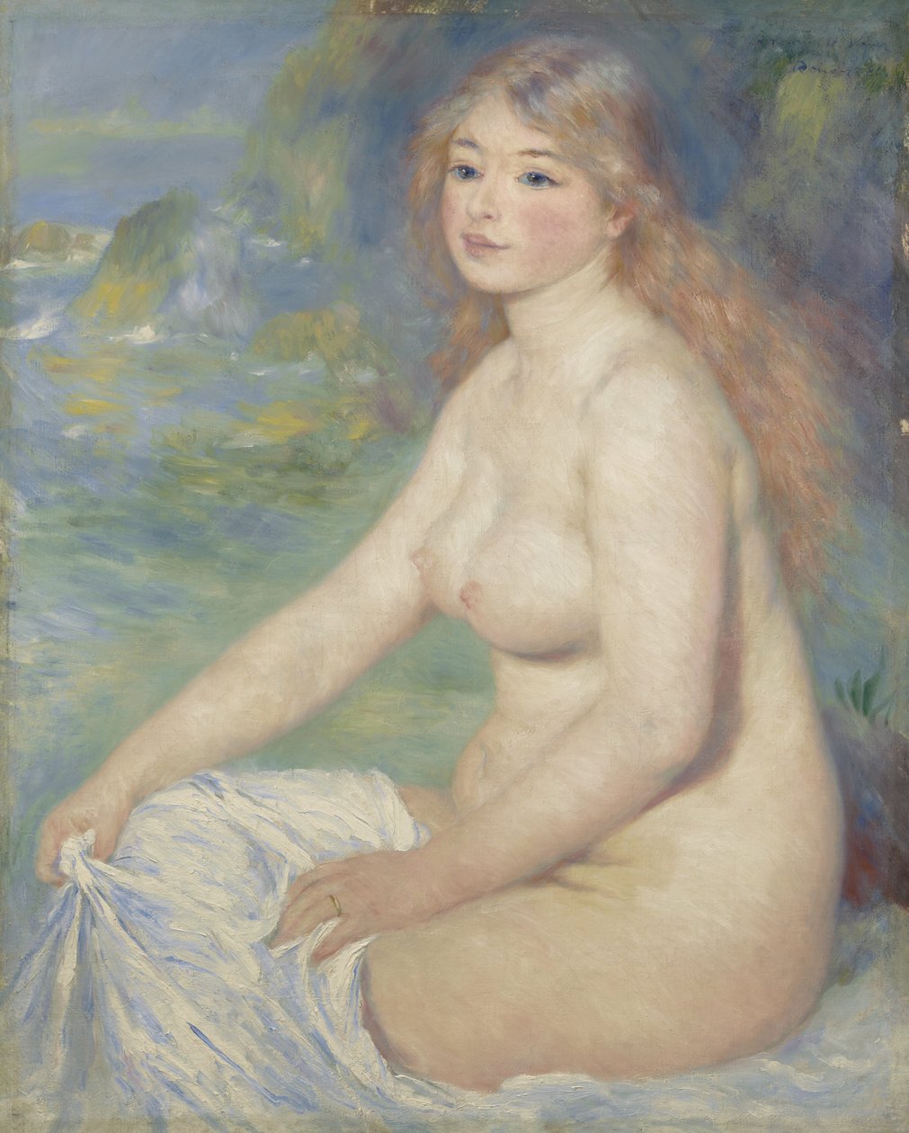 Baigneuse blonde, 1881 - Pierre Auguste Renoir