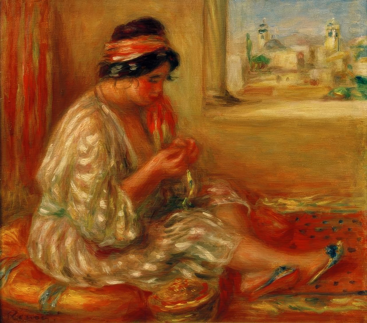 Gabrielle en Algérienne - Pierre Auguste Renoir