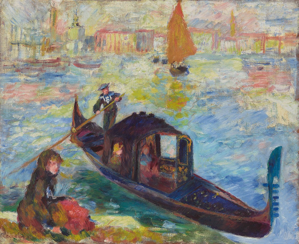 Gondole, Venise, 1881 - Pierre Auguste Renoir