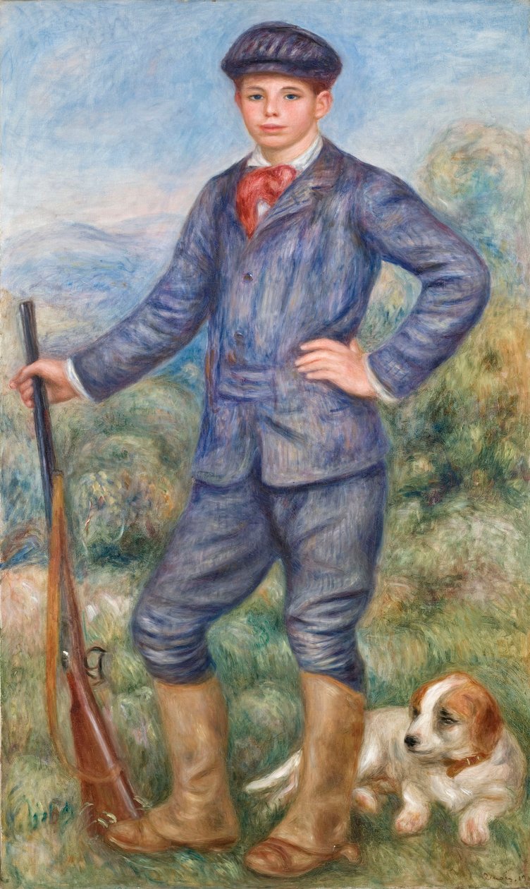 Jean Renoir comme chasseur, 1910 - Pierre Auguste Renoir