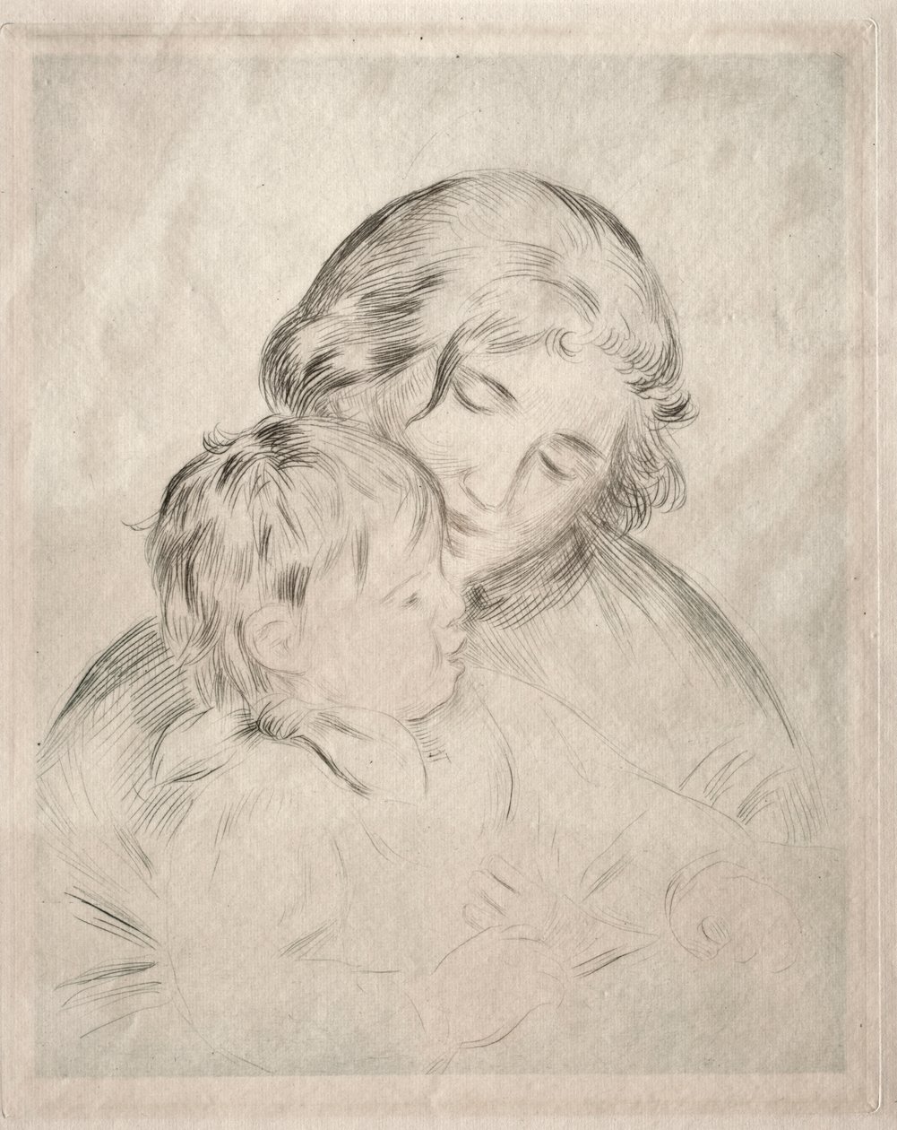 Mère et enfant - Pierre Auguste Renoir
