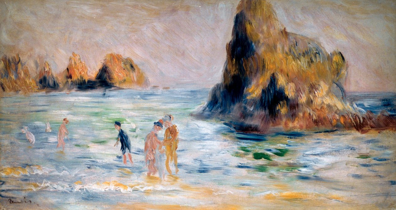 Baie de Moulin Huet, Guernesey, vers 1883 - Pierre Auguste Renoir