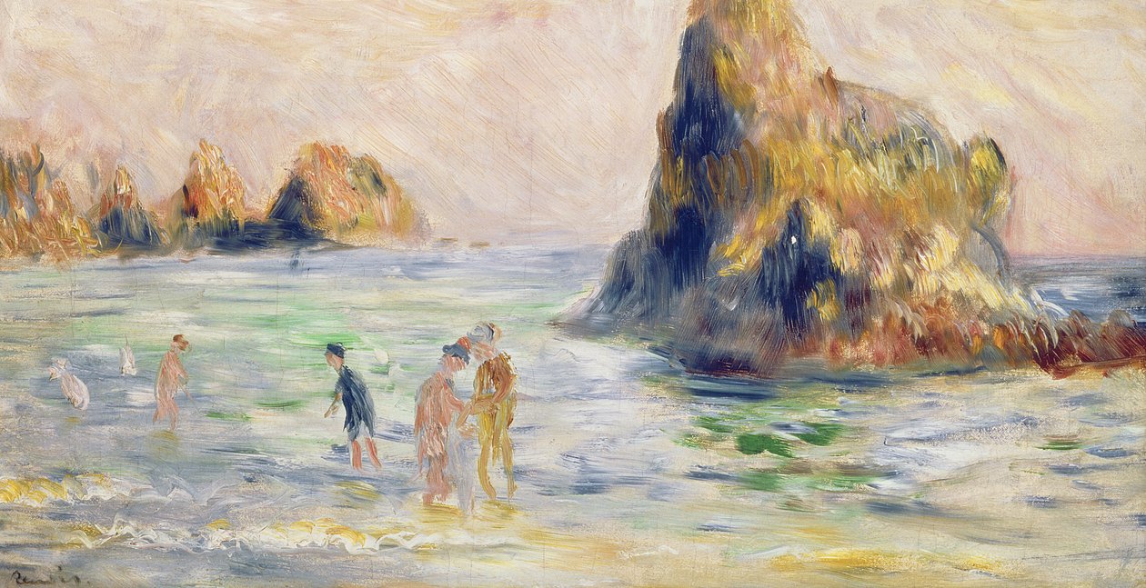 Baie de Moulin Huet, Guernesey, vers 1883 - Pierre Auguste Renoir