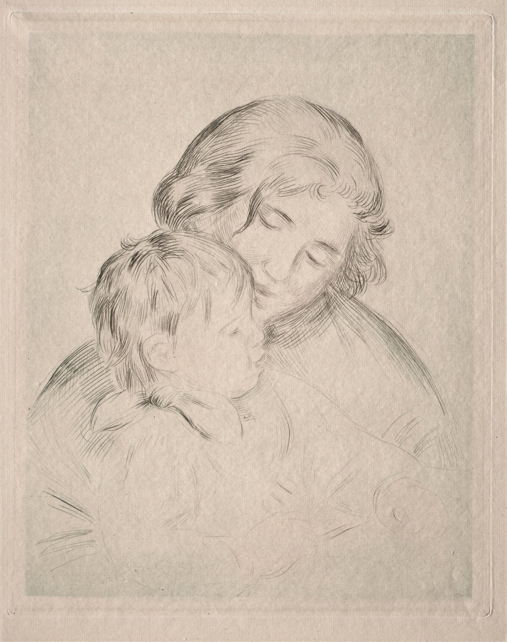 Mère et enfant - Pierre Auguste Renoir