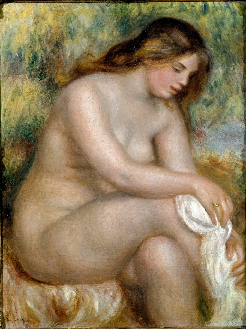 Nue assise (baigneuse s