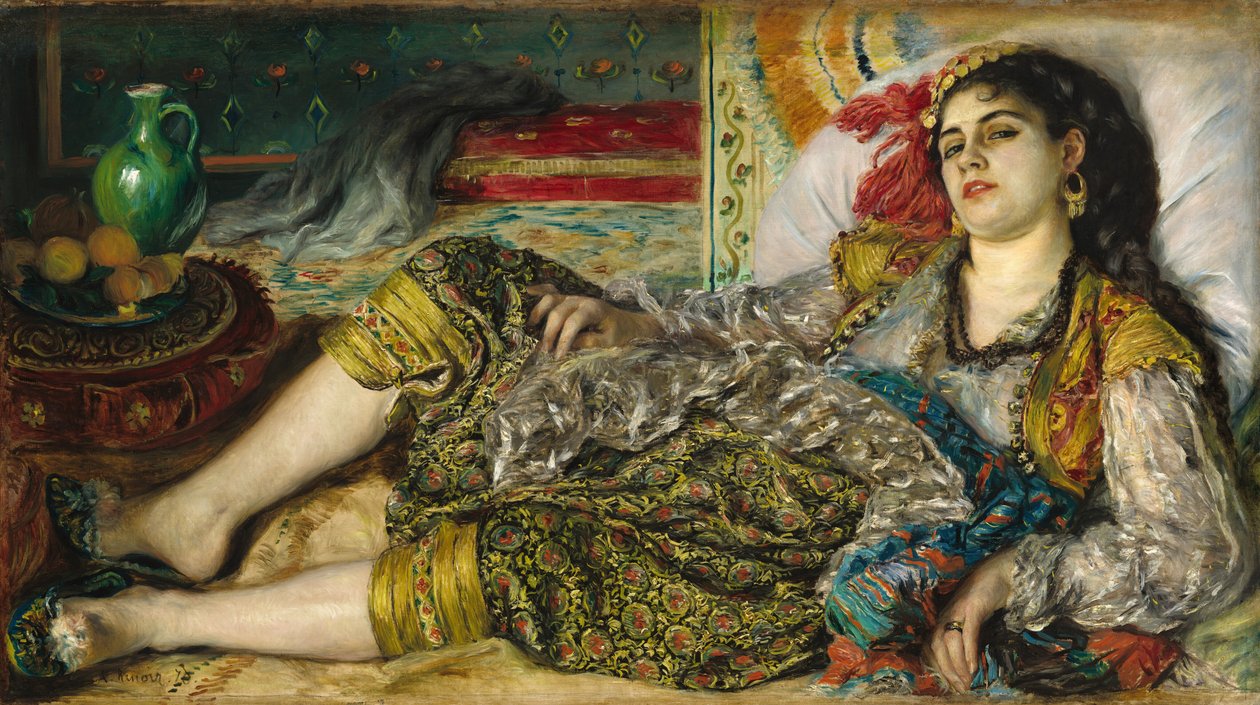 Odalisque, 1870 - Pierre Auguste Renoir
